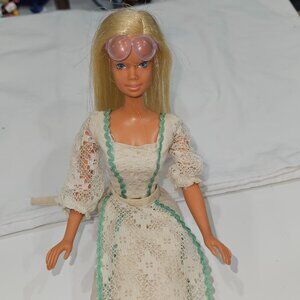 1966 Vintage Sunset Malibu Barbie Doll with Sunglasses still attached. Japan.